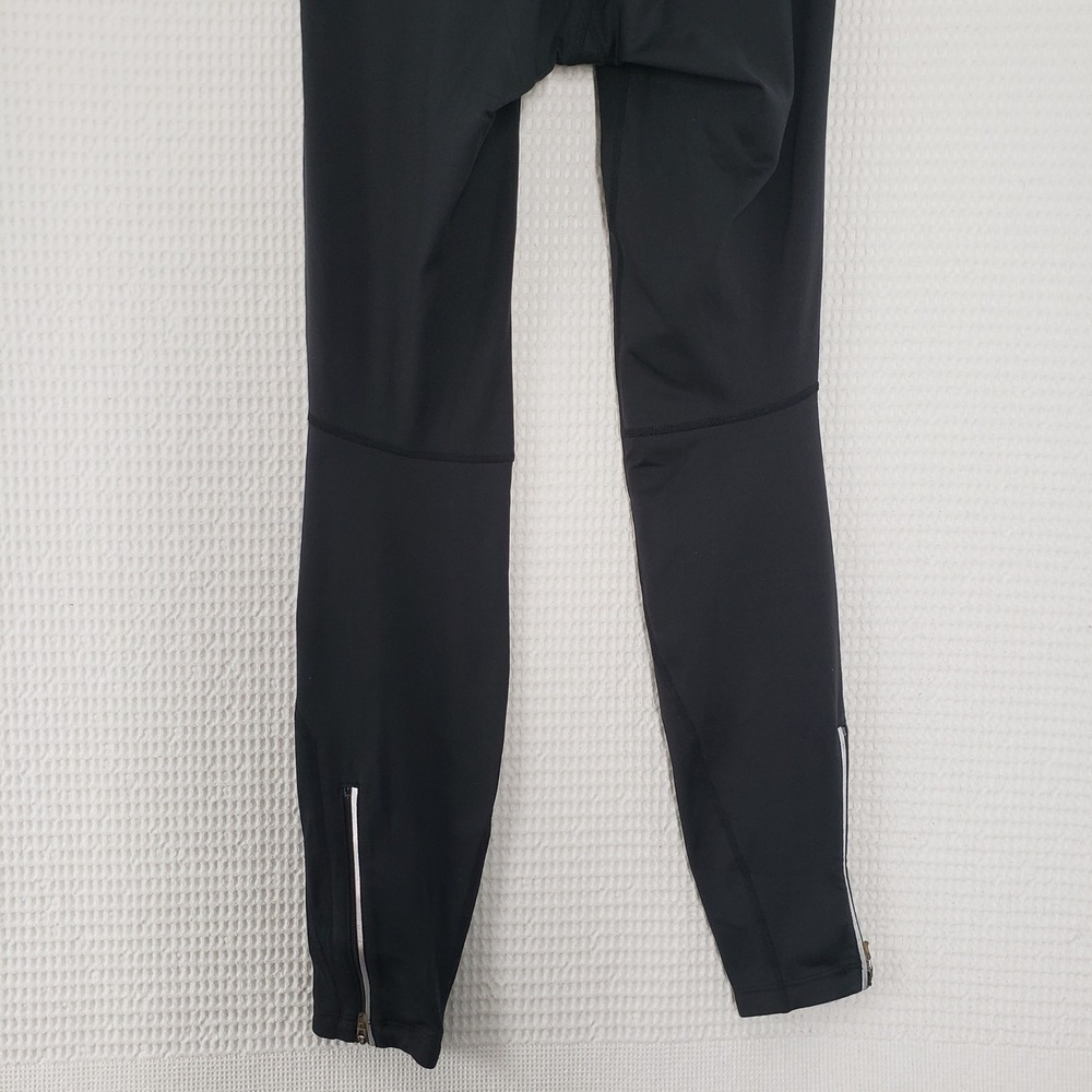 Nike Tech Running Leggings Womens XS Black Reflective Ankle Zip Workout Athletic - Picture 14 of 16